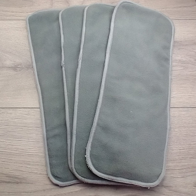 3 Bamboo Charcoal Cloth Pocket Nappy Inserts