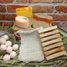 Satsuma Body And Feet Pamper Gift Set With Light Wood Soap Rack