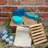 Ocean Breeze Body And Feet Pamper Gift Set With Light Wood Soap Rack