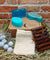 Ocean Breeze Body And Feet Pamper Gift Set With Dark Wood Soap Rack