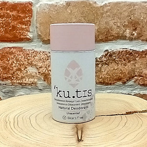 Kutis Natural Vegan Deodorant Stick Unscented Bicarb Free