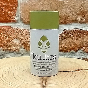 Kutis Natural Vegan Deodorant Stick Lemongrass & Tea Tree Bicarb Free