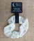 Lilac & Cream Floral Design Organic Cotton Eco-Friendly Hair Scrunchies - Pamper Dreams