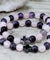 Set of 2 Friendship Bracelets - Love - Amethyst & Rose Quartz - Pamper Dreams