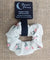 Cream & Pink Floral Design Organic Cotton Eco-Friendly Hair Scrunchies - Pamper Dreams
