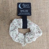 Pink & Cream Floral Design Organic Cotton Eco-Friendly Hair Scrunchies - Pamper Dreams