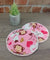 Pink Monkey design reusable triple layer leakproof nursing breast pads 