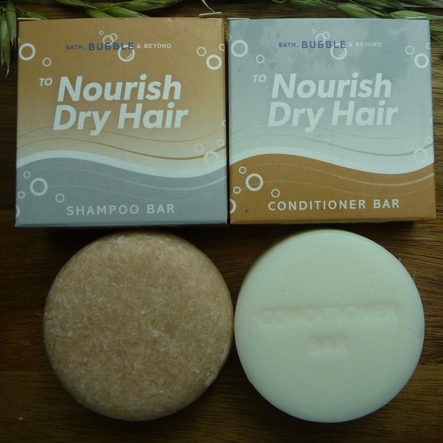 Dry Hair Shampoo & Conditioner Bar Set - Pamper Dreams