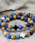Set of 2 Friendship Bracelets - Support - Sodalite & Picturestone - Pamper Dreams