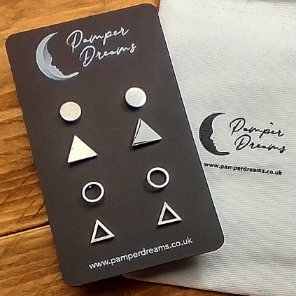 Steel earrings uk online