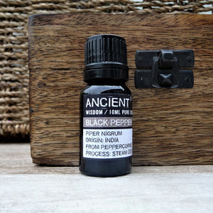 Pure Black Pepper Essential Oil 10ml - Pamper Dreams