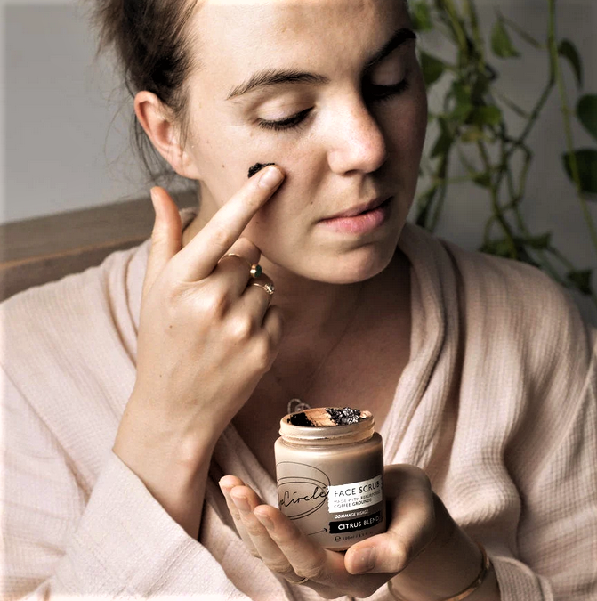Citrus Blend Face Scrub With Coffee UpCircle Pamper Dreams