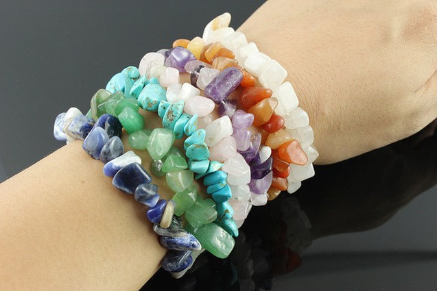 Coralite - Gemstone Chip Bracelet - Pamper Dreams