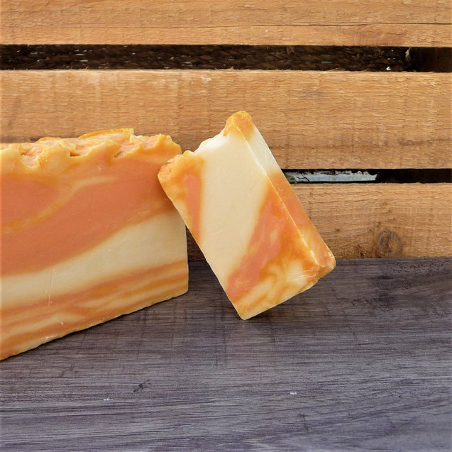 Orange & Olive Oil Soap Slice - Pamper Dreams