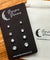 Hypoallergenic Stainless Steel Clear CZ Earring Set 4 Pairs Silver Colour - 01