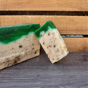 Green Tea & Olive Oil Soap Slice - Pamper Dreams
